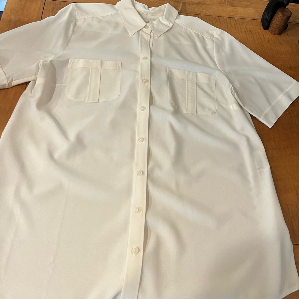 Chicos button front blouse